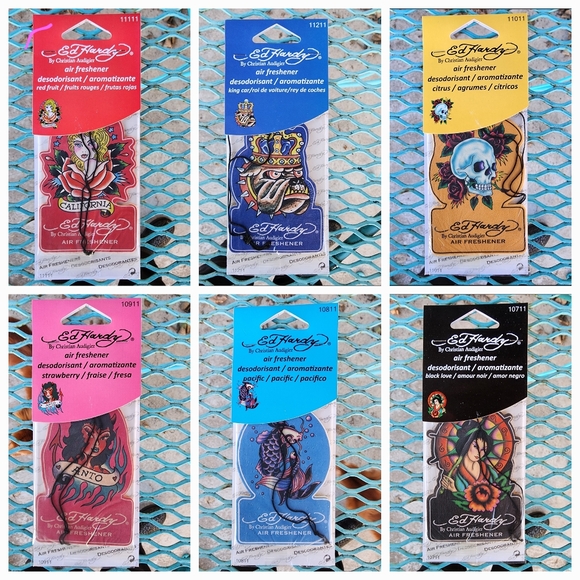 Ed hardy Car Air Freshner Love Is In The air series 24 Choices! - Picture 2 of 16